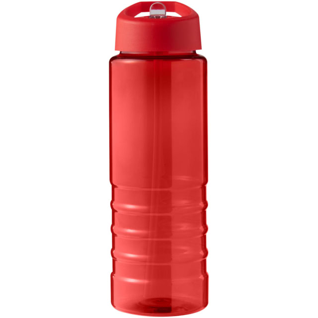 H2O Active® Eco Treble 750 ml Sportflasche mit Stülpdeckel - rot - Vorderseite