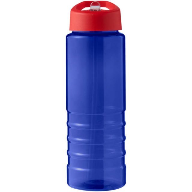 H2O Active® Eco Treble 750 ml Sportflasche mit Stülpdeckel - blau - Vorderseite