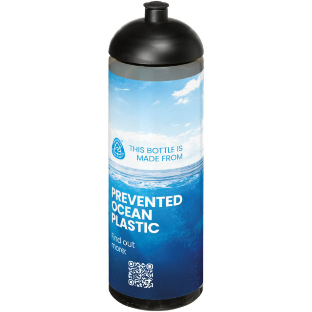 H2O Active® Eco Vibe 850 ml Sportflasche mit Stülpdeckel - kohle - Logo 1