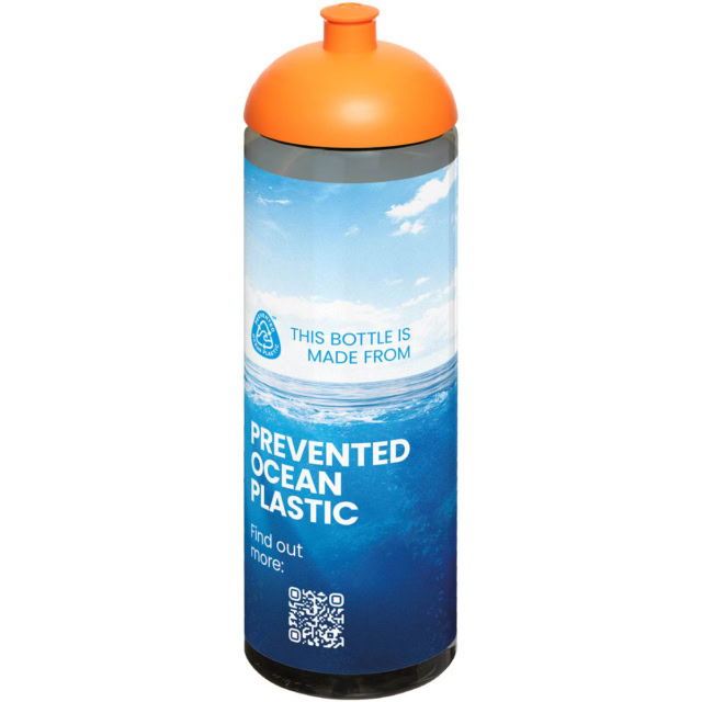 H2O Active® Eco Vibe 850 ml Sportflasche mit Stülpdeckel - kohle - Logo 1