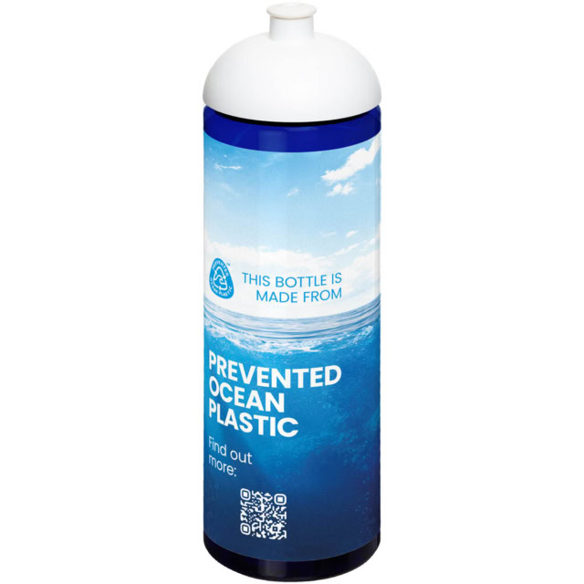 H2O Active® Eco Vibe 850 ml Sportflasche mit Stülpdeckel - blau - Logo 1