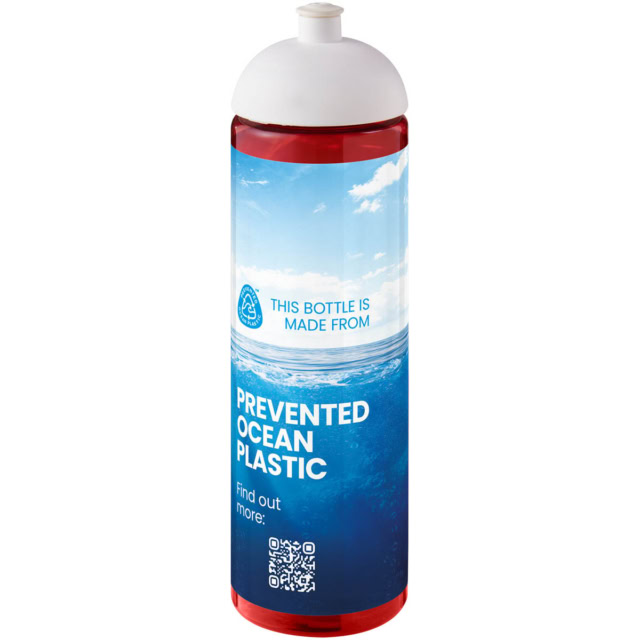 H2O Active® Eco Vibe 850 ml Sportflasche mit Stülpdeckel - rot - Logo 1