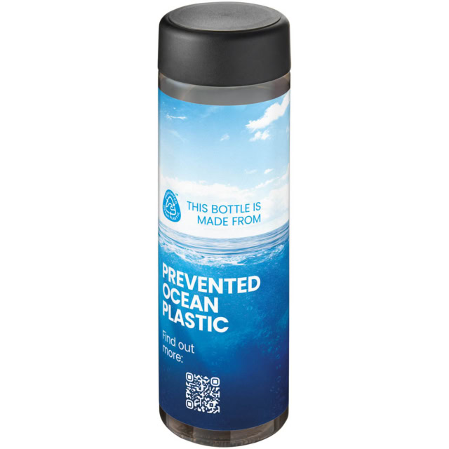 H2O Active® Eco Vibe 850 ml Wasserflasche mit Drehdeckel - kohle - Logo 1