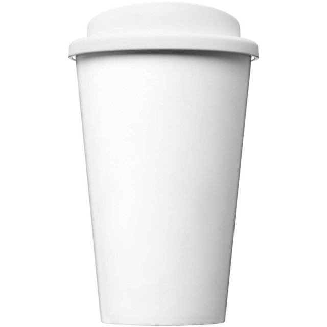 Brite-Americano® Eco 350 ml Isolierbecher - weiss - Vorderseite