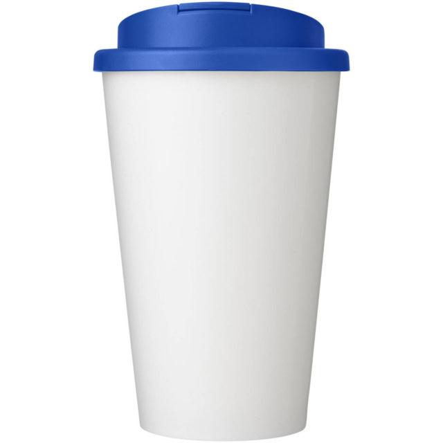 Brite-Americano® Eco 350 ml Isolierbecher mit auslaufsicherem Deckel - mittelblau - Vorderseite