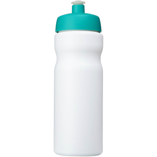 Baseline® Plus 650 ml Sportflasche - weiss - Vorderseite