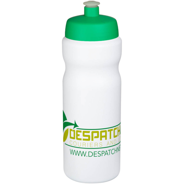 Baseline® Plus 650 ml Sportflasche - weiss - Logo 1