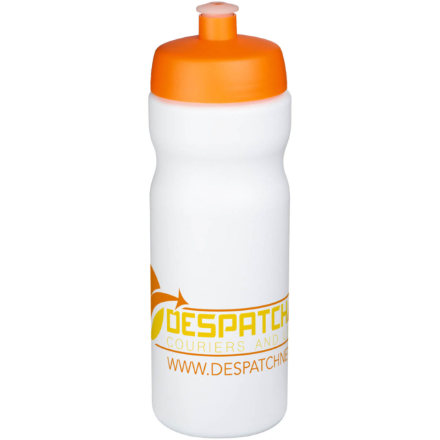 Baseline® Plus 650 ml Sportflasche - weiss - Logo 1