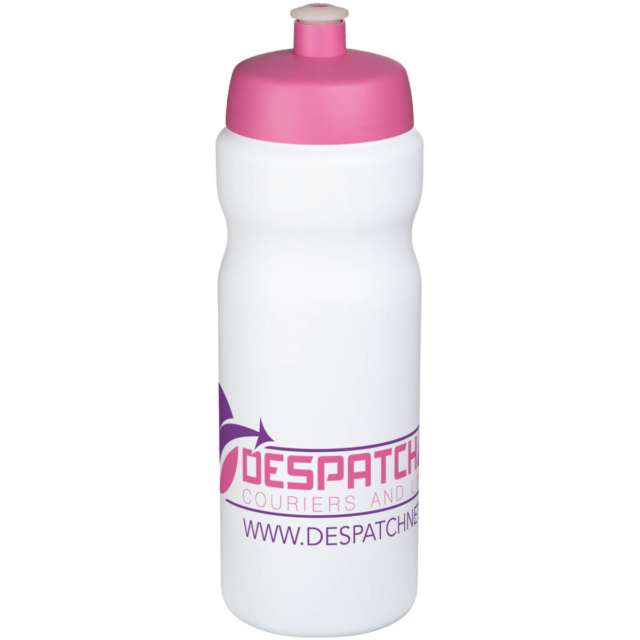 Baseline® Plus 650 ml Sportflasche - weiss - Logo 1