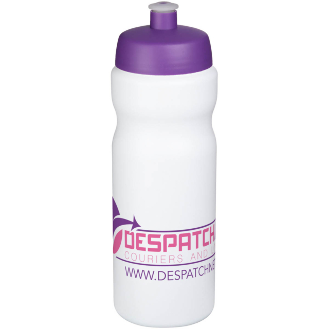 Baseline® Plus 650 ml Sportflasche - weiss - Logo 1