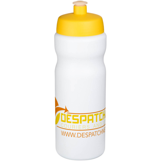 Baseline® Plus 650 ml Sportflasche - weiss - Logo 1