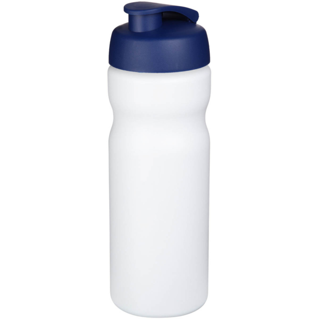 Baseline® Plus 650 ml Sportflasche mit Klappdeckel - weiss - Hauptfoto