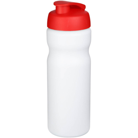 Baseline® Plus 650 ml Sportflasche mit Klappdeckel - weiss - Hauptfoto