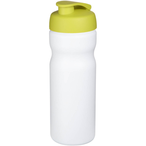 Baseline® Plus 650 ml Sportflasche mit Klappdeckel - weiss - Hauptfoto