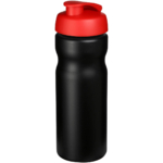 Baseline® Plus 650 ml Sportflasche mit Klappdeckel - schwarz - Hauptfoto