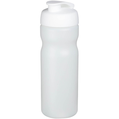 Baseline® Plus 650 ml Sportflasche mit Klappdeckel - transparent - Hauptfoto