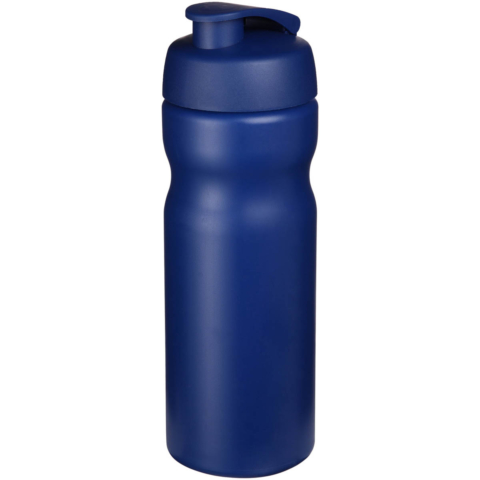 Baseline® Plus 650 ml Sportflasche mit Klappdeckel - blau - Hauptfoto