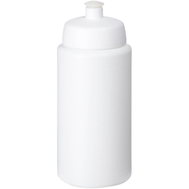 Baseline® Plus grip 500 ml Sportflasche mit Sportdeckel - weiss - Hauptfoto