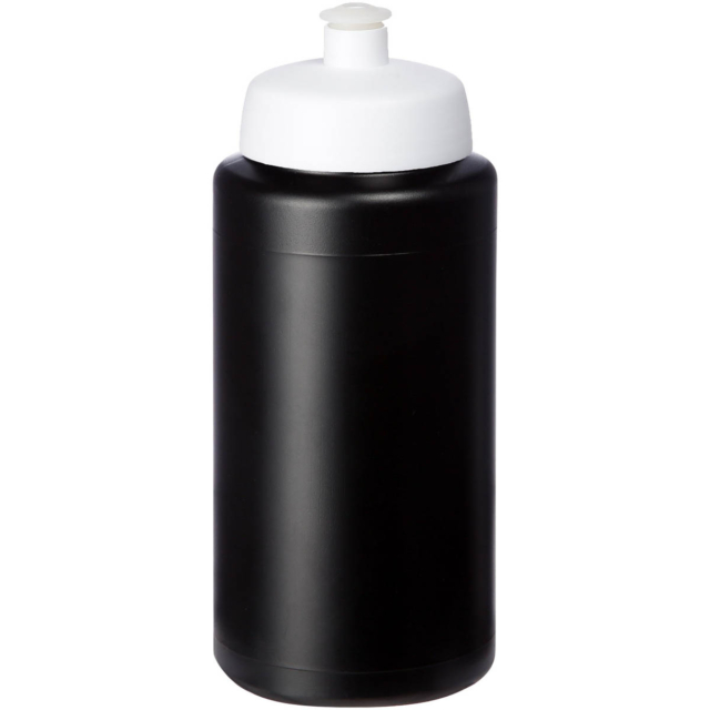 Baseline® Plus grip 500 ml Sportflasche mit Sportdeckel - schwarz - Hauptfoto