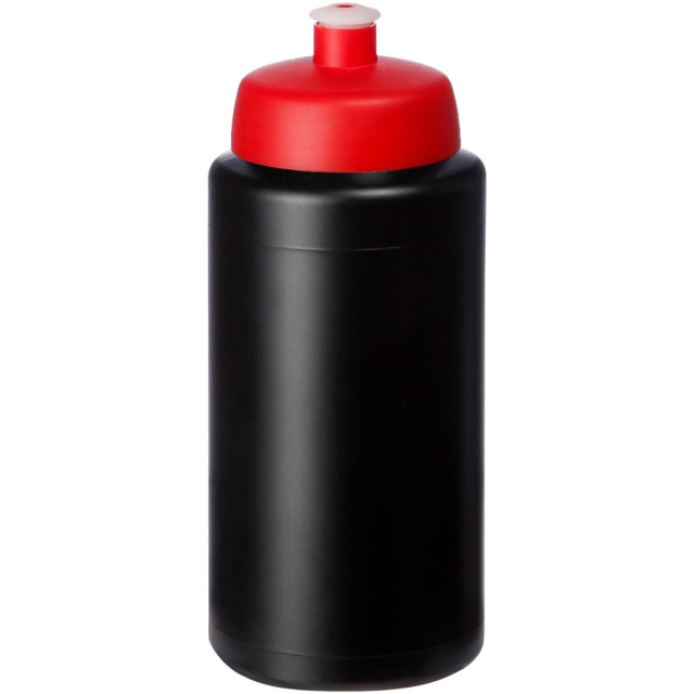 Baseline® Plus grip 500 ml Sportflasche mit Sportdeckel - schwarz - Hauptfoto