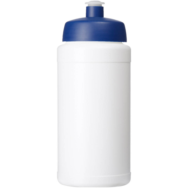 Baseline® Plus 500 ml Flasche mit Sportdeckel - weiss - Vorderseite