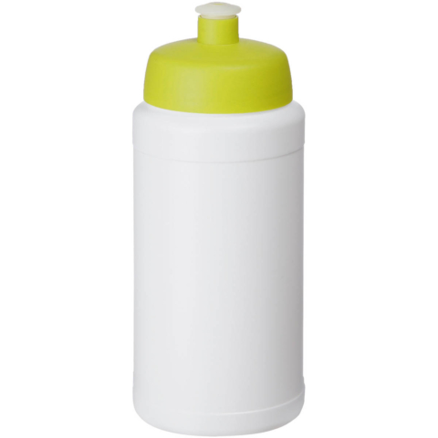 Baseline® Plus 500 ml Flasche mit Sportdeckel - weiss - Hauptfoto