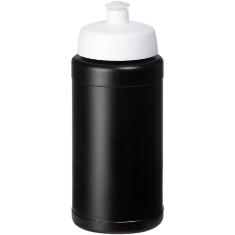 Baseline® Plus 500 ml Flasche mit Sportdeckel - schwarz - Hauptfoto