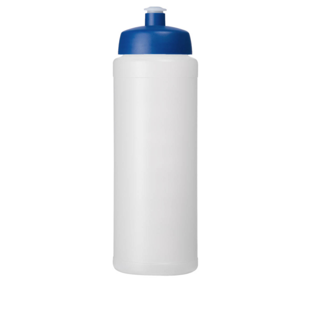 Baseline® Plus grip 750 ml Sportflasche mit Sportdeckel - transparent - Vorderseite