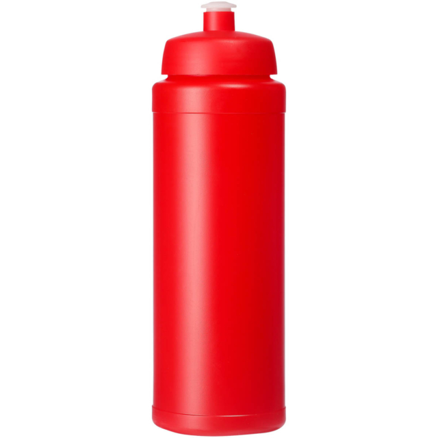 Baseline® Plus grip 750 ml Sportflasche mit Sportdeckel - rot - Vorderseite