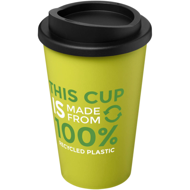 Americano® recycelter isolierter 350 ml Becher - limone - Logo 1