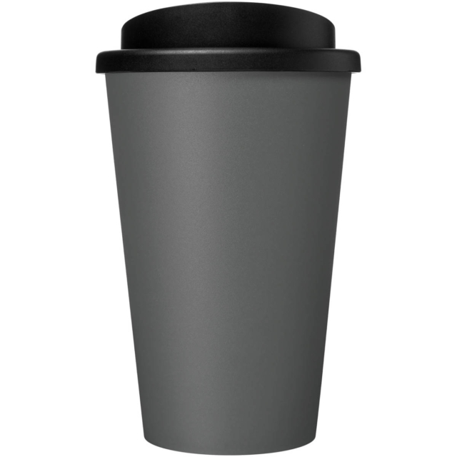 Americano® recycelter isolierter 350 ml Becher - grau - Vorderseite