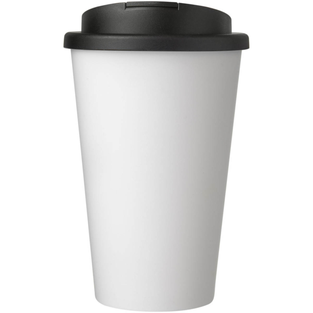 Americano® 350 ml Isolierbecher mit auslaufsicherem Schraubverschluss - weiss - Vorderseite