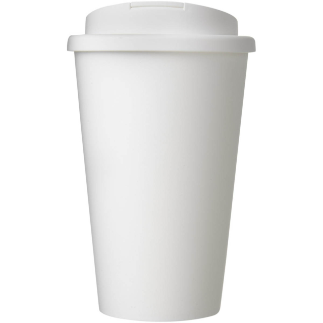 Americano® 350 ml Isolierbecher mit auslaufsicherem Schraubverschluss - weiss - Vorderseite