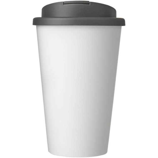 Americano® 350 ml Isolierbecher mit auslaufsicherem Schraubverschluss - weiss - Vorderseite