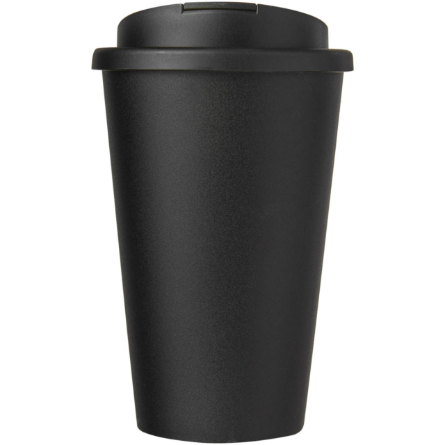 Americano® 350 ml Isolierbecher mit auslaufsicherem Schraubverschluss - schwarz - Vorderseite