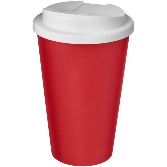 Americano® 350 ml Isolierbecher mit auslaufsicherem Schraubverschluss - rot - Hauptfoto