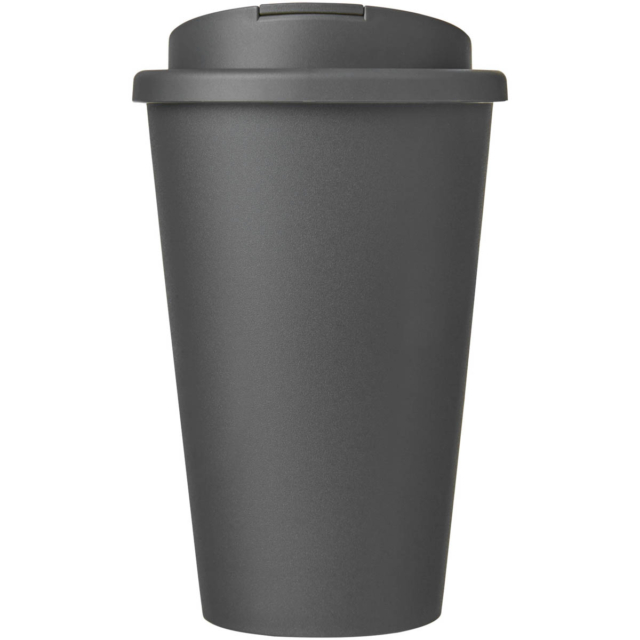 Americano® 350 ml Isolierbecher mit auslaufsicherem Schraubverschluss - grau - Vorderseite