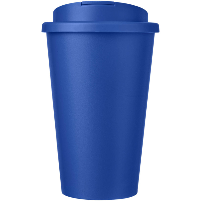 Americano® 350 ml Isolierbecher mit auslaufsicherem Schraubverschluss - mittelblau - Vorderseite