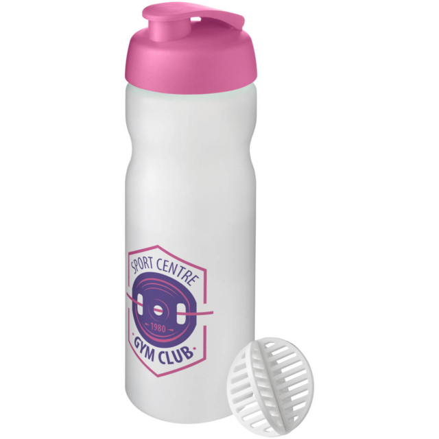 Baseline Plus 650 ml Shakerflasche - magenta - Logo 1