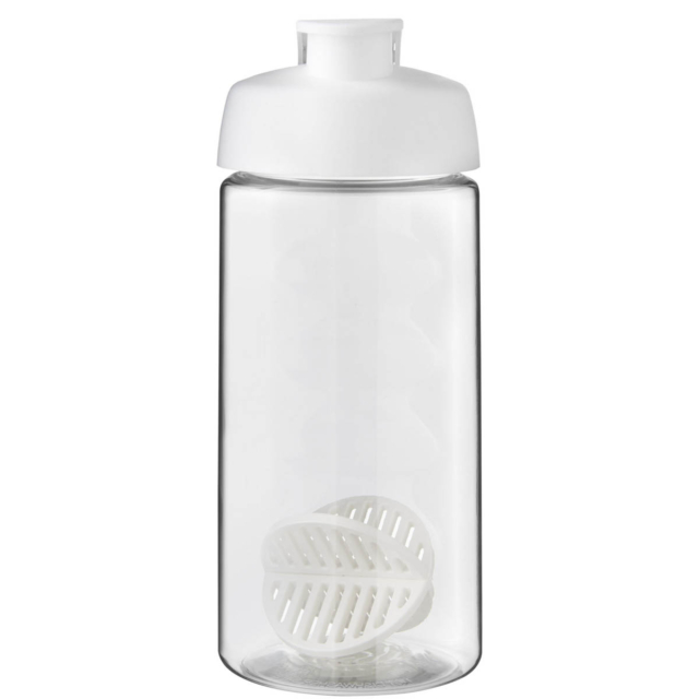 H2O Active® Bop 500 ml Shakerflasche - weiss - Vorderseite