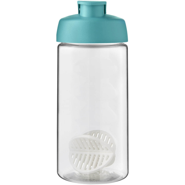 H2O Active® Bop 500 ml Shakerflasche - aquablau - Vorderseite