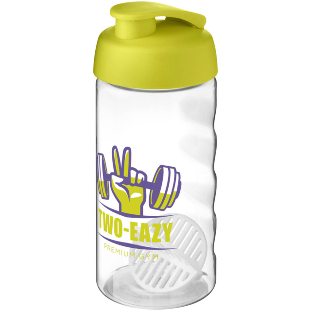 H2O Active® Bop 500 ml Shakerflasche - limone - Logo 1