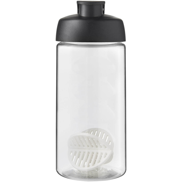 H2O Active® Bop 500 ml Shakerflasche - schwarz - Vorderseite