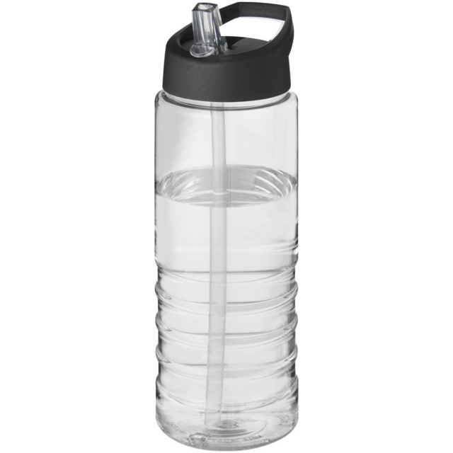 H2O Active® Treble 750 ml Sportflasche mit Ausgussdeckel - transparent - Hauptfoto