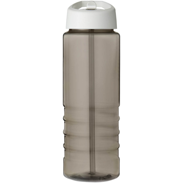 H2O Active® Treble 750 ml Sportflasche mit Ausgussdeckel - kohle - Vorderseite