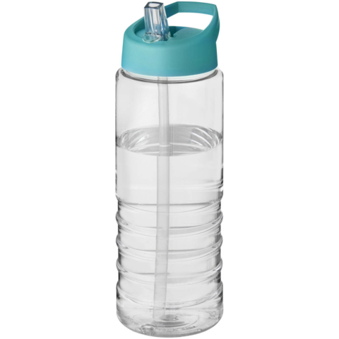 H2O Active® Treble 750 ml Sportflasche mit Ausgussdeckel - transparent - Hauptfoto