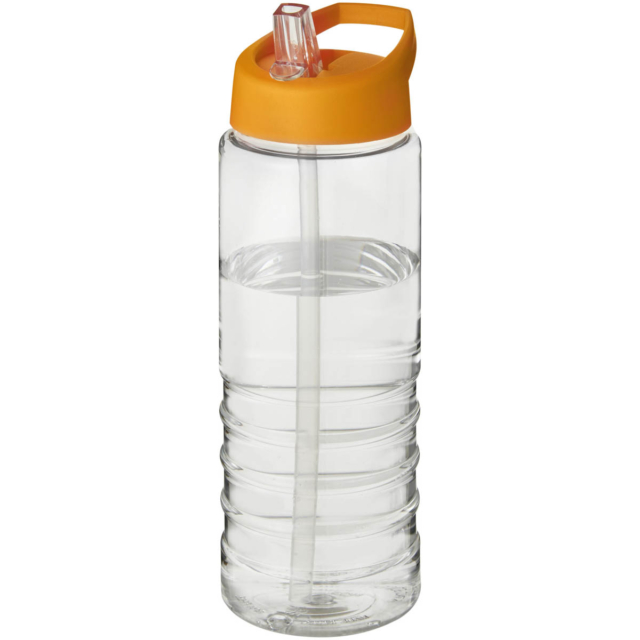 H2O Active® Treble 750 ml Sportflasche mit Ausgussdeckel - transparent - Hauptfoto