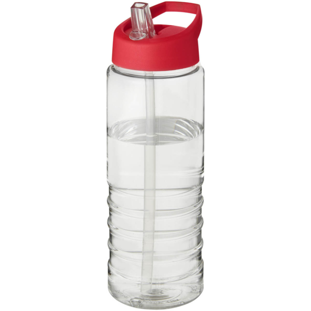 H2O Active® Treble 750 ml Sportflasche mit Ausgussdeckel - transparent - Hauptfoto