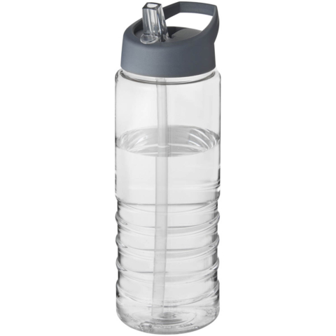 H2O Active® Treble 750 ml Sportflasche mit Ausgussdeckel - transparent - Hauptfoto