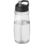 H2O Active® Pulse 600 ml Sportflasche mit Ausgussdeckel - transparent - Hauptfoto